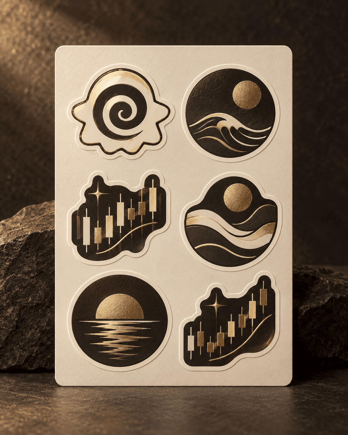 Signal Sticker Pack — studio concept