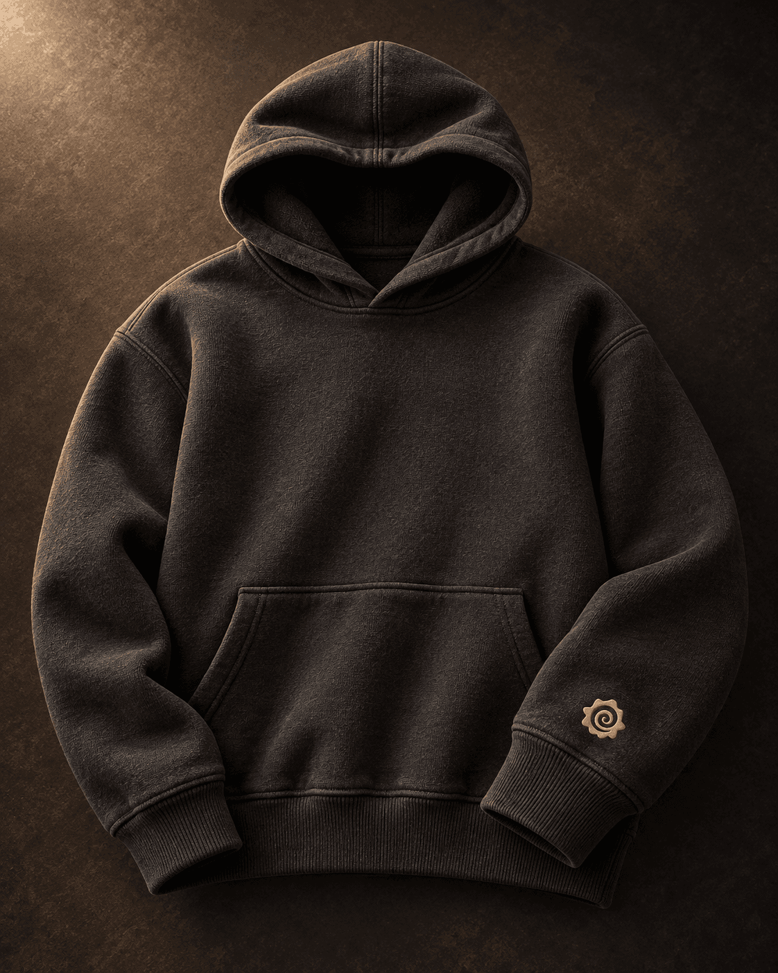 After Hours Hoodie — studio concept, fabric detail